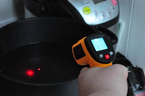 Use a thermometer to calibrate