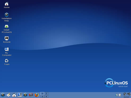 PCLinuxOS 2007 desktop