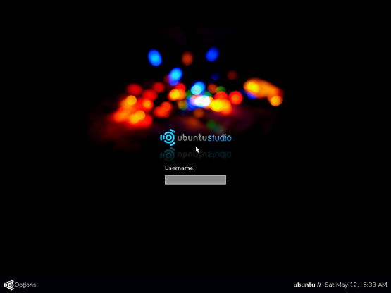 Ubuntu Studio login