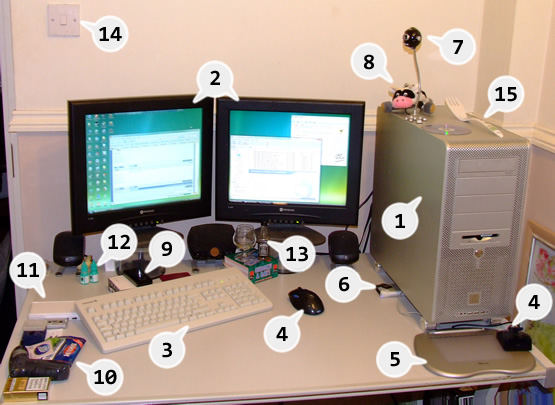 Oli’s desk